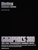 Graphics 360 Translucent Marker Paper- 9x12 inch 50 Sheet Pad