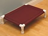 Outdoor Dog Pet Bed Cot Wine Maroon Medium 30 x 22 M