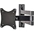 VideoSecu LCD Monitor TV Wall Mount Articulating Arm Bracket for most 12"-24", some up to 27" with VESA 100/75mm LED Flat Panel Screen TV ML10B 1E9