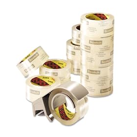 Scotch� Premium Heavy Duty Packaging Tape Bonus Pack BP-6, 6-Pack: Office Products