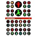 Poster BOTSCHAFTER Ampelm�nnchen aus aller Welt von Ampelmann