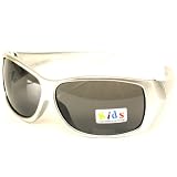 Kids Child 3-7 Sunglasses UV 400 Boys Girls Silver Matte with Smoke Lens