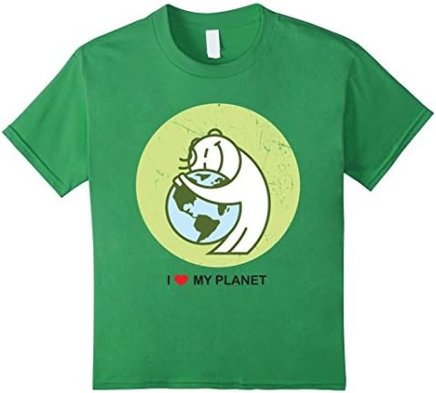 Kids I love my planet Earth day T-shirts 8 Grass