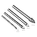TOOGOO Glass Drill Metal Ceramic Tile Drill Bits, 4/25'' to 2/5''