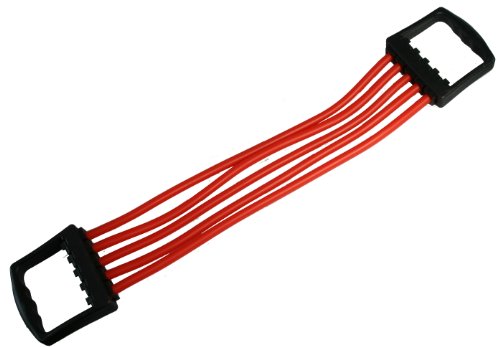 Execrcise Chest Expander variable Resistance using 5 TPR Tubes (medium to very firm) - set