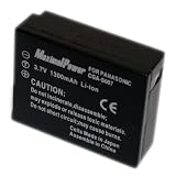 Maximal Power DB PAN CGA-S007/DMW-BCD10 Replacement Battery for Panasonic Digital Camera/Camcorder (Black)