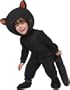 Child's Toddler Classic Black Cat Costume (Sz: 4T)