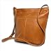 David King Mid Sized Top Zip Bucket Bag 531 Color: Café / Dark Brown