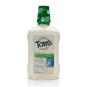 Tom's of Maine Peppermint Wave Long Lasting Wicked Fresh, Peppermint, 16 Ounce