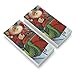 Christmas Holiday Santa Merry Sleigh Ride Eraser Set of 2