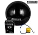 2000lbs Static Strength Exercise Yoga Fitness Stability Ball with Foot Pump Slip Resistant GYM QUALITY Improves Balance, Core Strength, Back Pain & Posture - For Men & Women