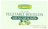 Rapunzel Pure Organic Vegetable Bouillon with Sea Salt & Herbs, 8 Cubes, 3.1-Ounce Packages (Pack of 6)