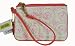 Coach Op Art Audrey Swirl Small Wristlet Khaki Pink - Coach 45418PNK