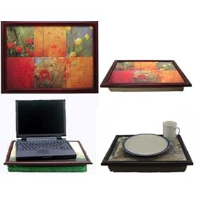 Citrus Garden Lap Desk - Lap Tray for Meals or Laptop Computer - Practical Gift for Mom or... by Distributed Wellhaven Gifts for Seniors & Boomers