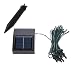 60 LED String Light for Outdoor Use - Solar Powered, Yellow, with Ground Spike