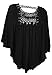 eVogues Plus Size Crochet Bodice Poncho Top