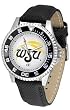 Wichita State Shockers Suntime Competitor Poly/Leather Band Watch - NCAA College Athletics