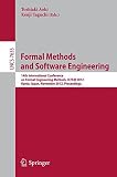 Formal methods and software engineering : 14th International Conference on Formal Engineering Methods, ICFEM 2012, Kyoto, Japan, November 12-16 2012 : proceedings