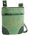 Juicy Couture Terry Heart Tassel Crossbody Messenger Swing Bag Purse Green