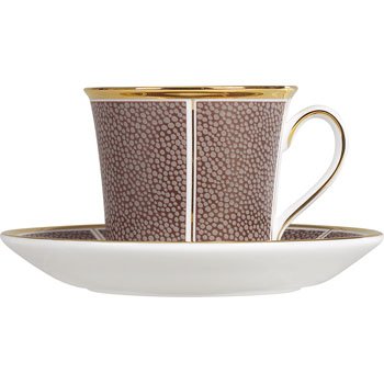 Wedgwood - Shagreen Cocoa, Coffee Saucer