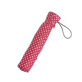 Folding Umbrella , Red/white Spot