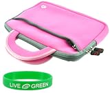 Acer Aspire One AOD250-1990 10.1-Inch Netbook Sleeve Carrying Case - Handle Dual-Pocket Pink