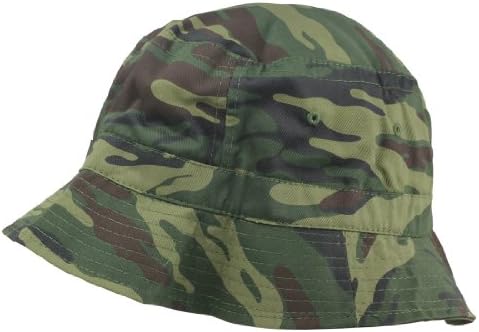 Bucket Hats Washed Cotton (Camouflage + Solid Color Styles- L/XL Sizes)