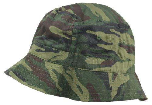Bucket Hats Washed Cotton (Camouflage + Solid Color Styles- L/XL Sizes)