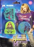 Hanna Montana Foil Pencil Topper Erasers