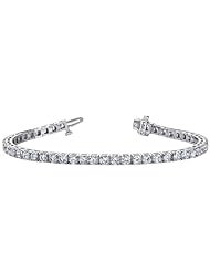 Diamond Tennis Bracelet 3.0 Carat (ctw) in 14K White Gold