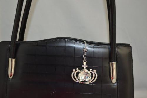 Bling Bling Crown Purse Charm Key Finder Keychain