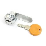 uxcell シリンダー錠　シルバートン　引き出し用　ロッカー　ボックス　引き出しの修復　18mm