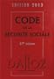 Code de la s�curit� sociale 2013