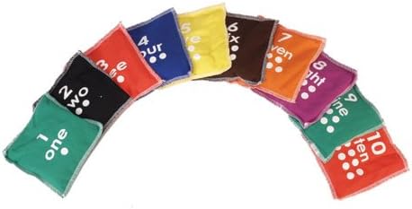 Yellowtails YTC-032 Beanbags Numbers 5 Inch X 5 Inch Set 10