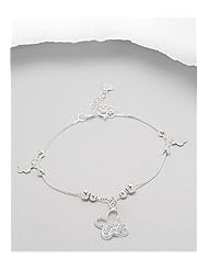 Butterfly CZ Bracelet In 92.5 Sterling Silver