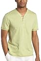 Calvin Klein Men's Short Sleeve Four Snap Shirt