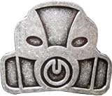 Mens HALO HELMET Punk Rock Metal Belt Buckle