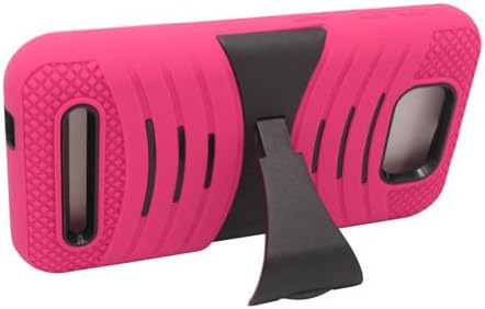 Windowcell for BLU Studio 5.5 D610a - Heavy Duty Armor Style 2 Case with Stand (pink)