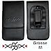 Produkt-Bild: XiRRiX PU Vertikal Tasche Exklusiv mit G&uuml;rtelclip und G&uuml;rtelschlaufe, M 123 x 65 x 14 mm, passend f&uuml;r Apple iPhone 4, iPhone 3GS, iPhone 3G, HTC HD2, Nokia E72, 5800 XM, X6-00, Samsung B2100, i900, Sony Ericsson Naite, Satio, X2 - schwarz