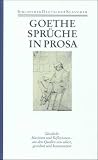 S�mtliche Werke. Briefe, Tageb�cher und Gespr�che. Zwei Abteilungen: S�mtliche Werke. Briefe, Tageb�cher und Gespr�che. 40 in 45 B�nden in 2 ... S�mtliche Maximen und Reflexionen: Bd. 13