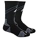 adidas Unisex-US Traxion Impact Crew Football & Basketball Crew Sock (1-Pair), Black/White/Dark Grey/Onix, 5-6.5