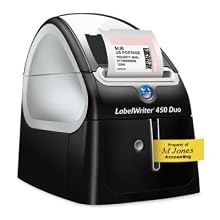 DYMO LabelWriter 450 DUO PC/Mac-Connected Label Printer and Software