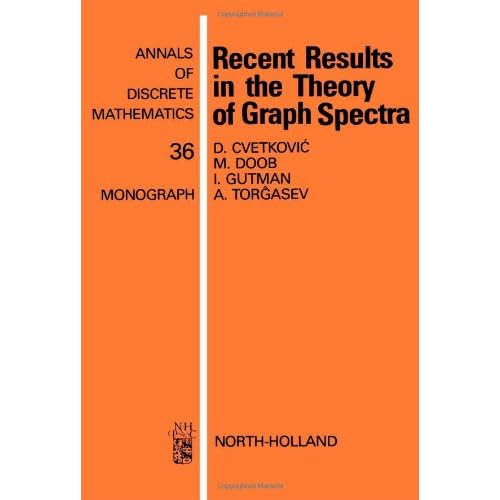 Recent Results in the Theory of Graph Spectra downloads Broc