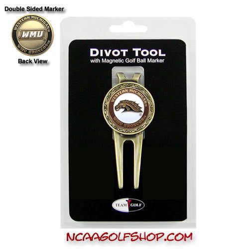 Western Michigan Broncos Divot Tool Ball Marker Tg1