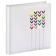 Hama La Fleur 00094502 Album portafoto jumbo, per 100 foto da 30x30 cm, colore: Bianco