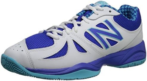 New Balance Women's WC696 Tennis Shoe,Blue/White,8.5 D US