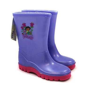 Dora the Explorer Wellies / Wellingtons - Fr UK Child Shoe Size 6 to 12