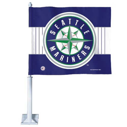 MLB Seattle Mariners Car Flag