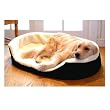 Small 23x18 Lounger Pet Bed - Black