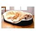 Majestic Pet Small 23x18 Lounger Bed for dogs up to 25 lbs - Black